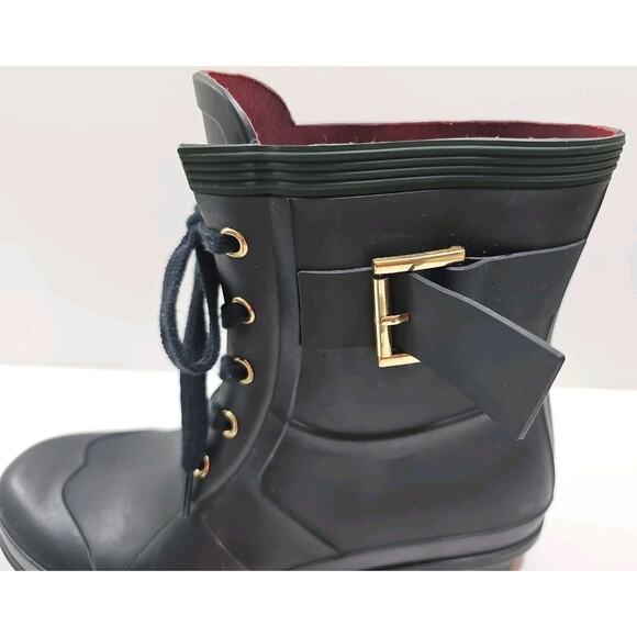 Tommy Hilfiger ~Woman Size 8~ Midnight Rain Boots. - Picture 14 of 16